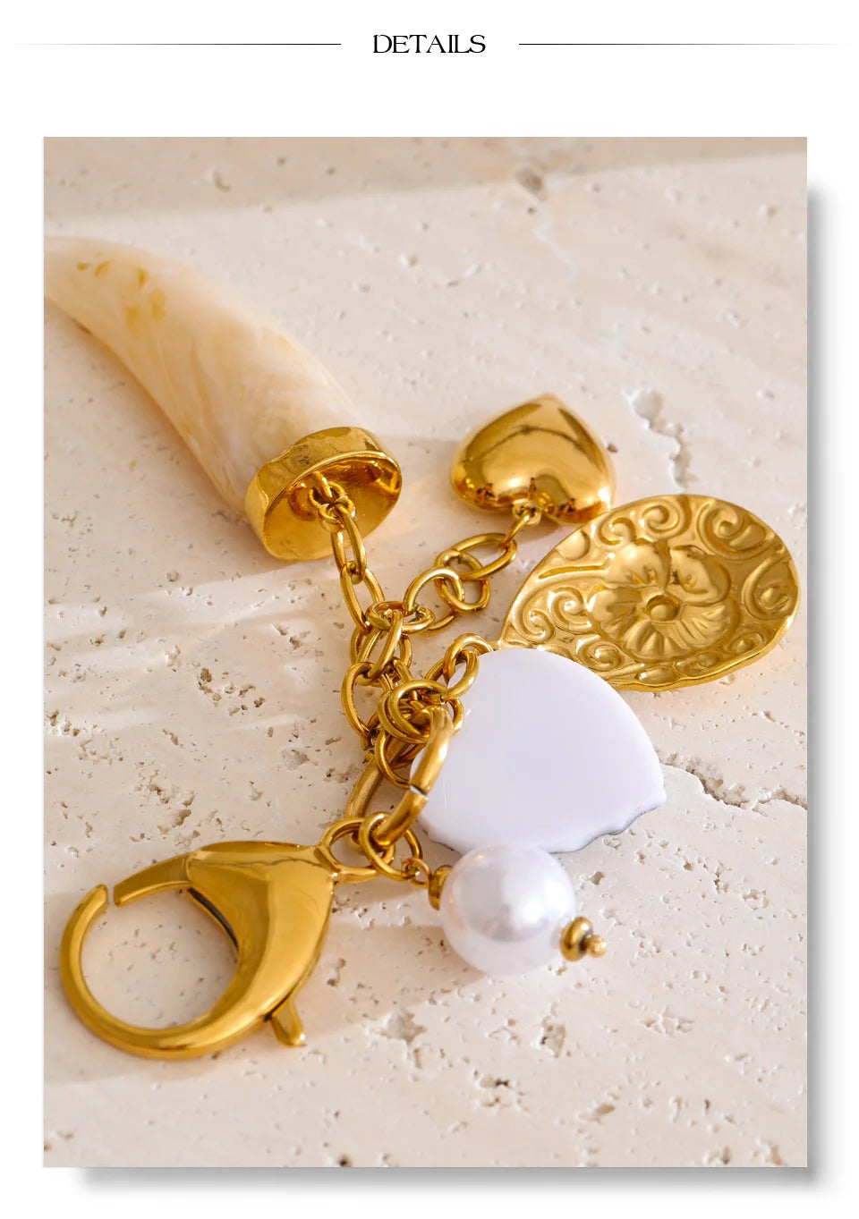 Blossom Heart Keychain