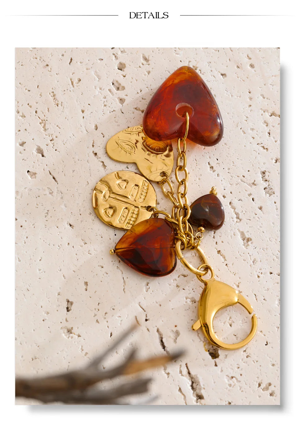 Midnight Spark Keychain