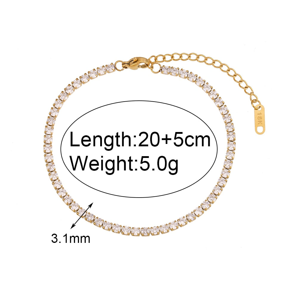 Sapphire Anklet