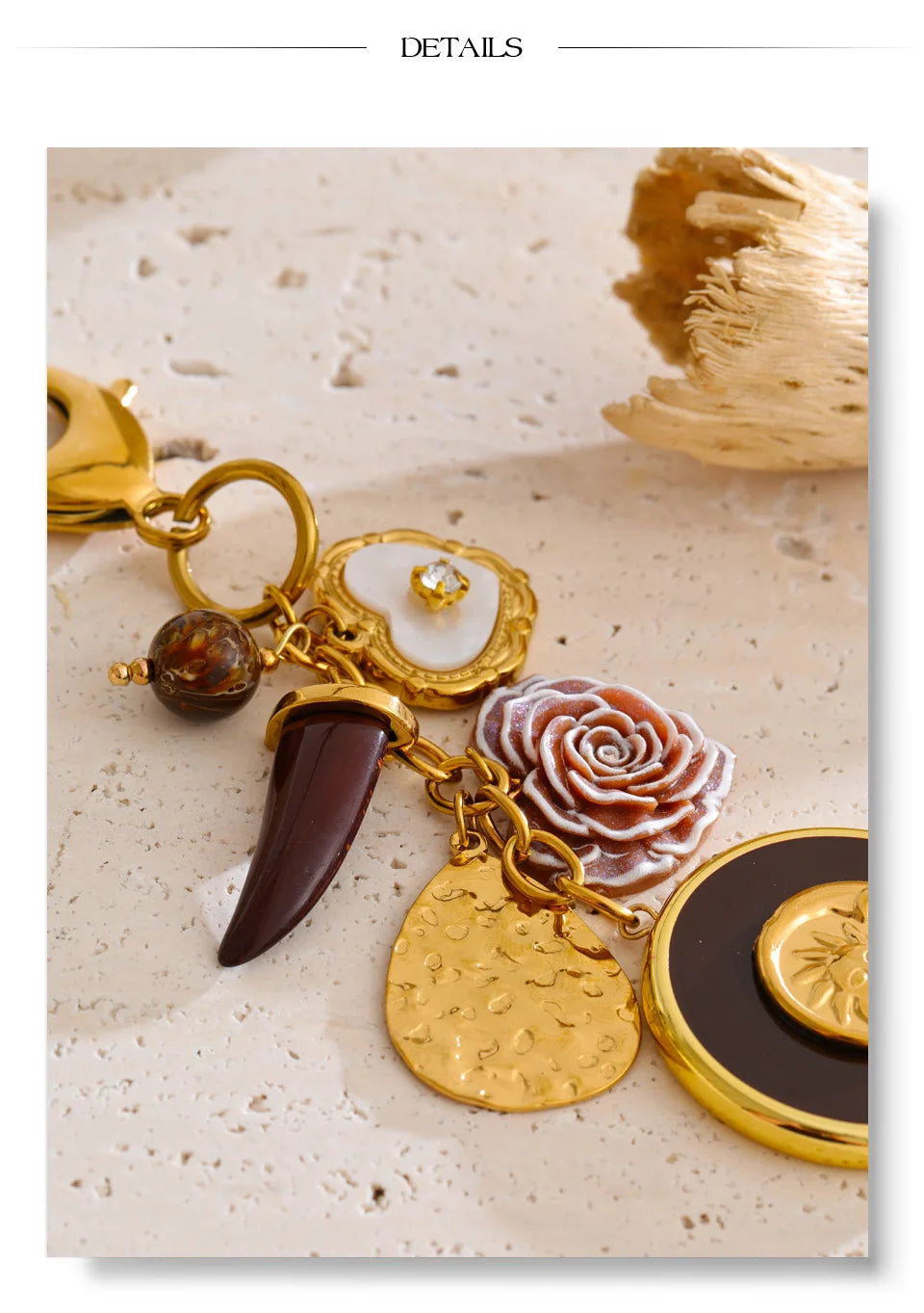 Serenity Charm Keychain