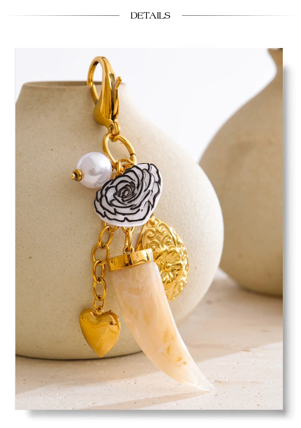 Blossom Heart Keychain