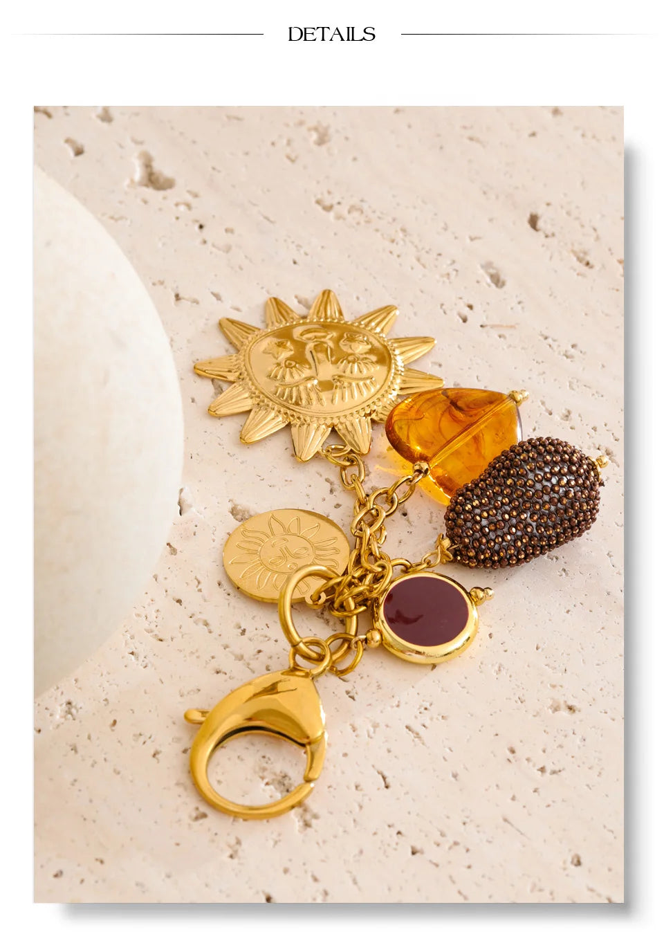 Aura Portrait Keychain