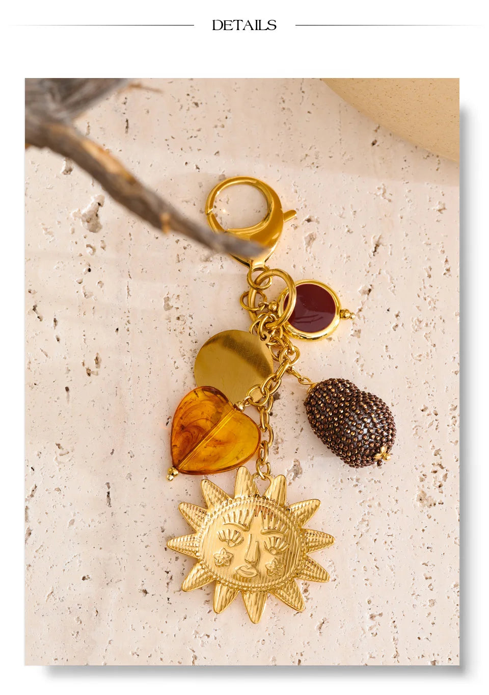 Aura Portrait Keychain