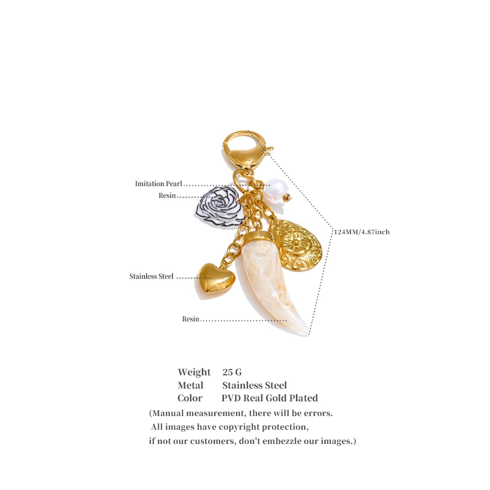 Blossom Heart Keychain