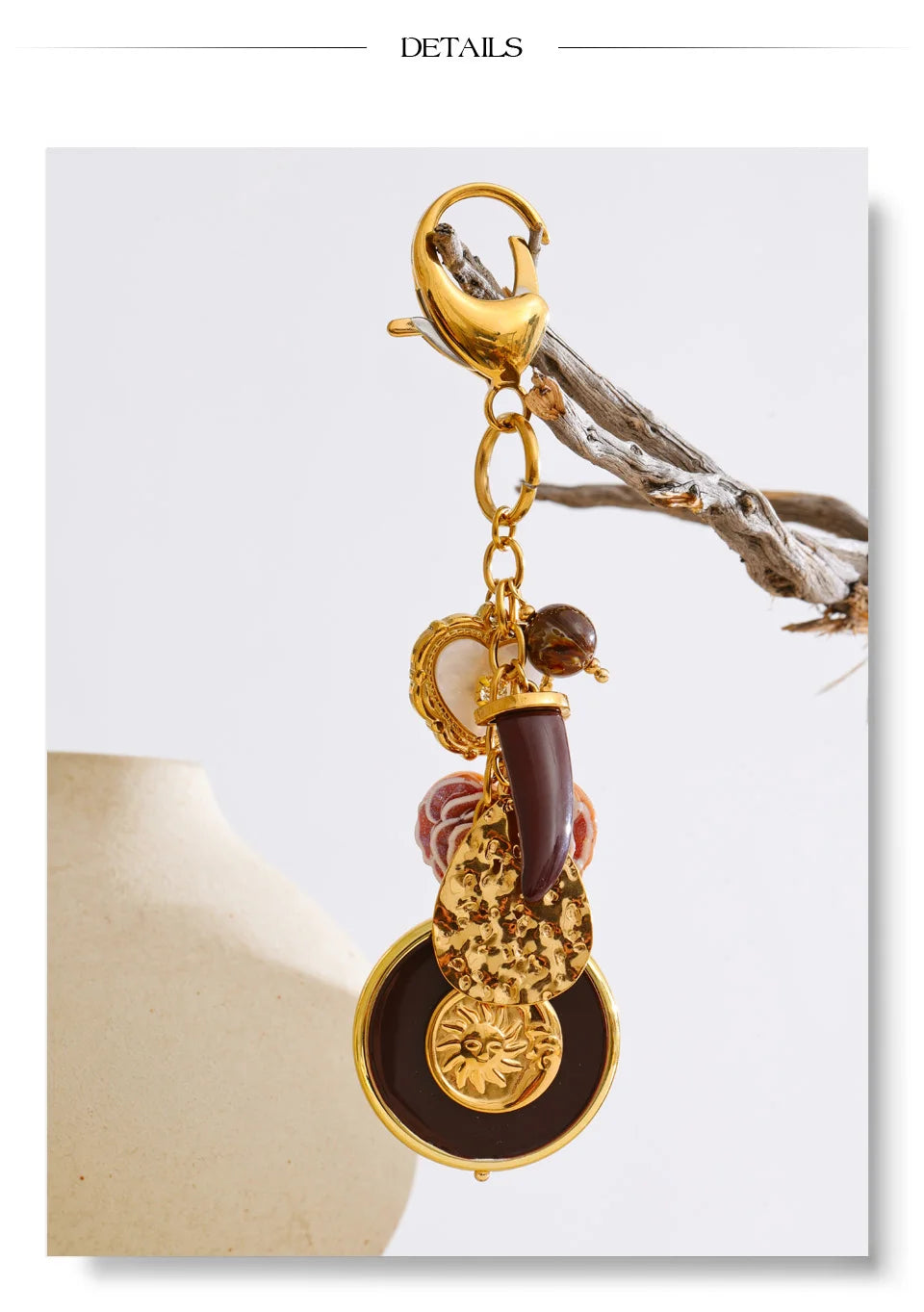 Serenity Charm Keychain