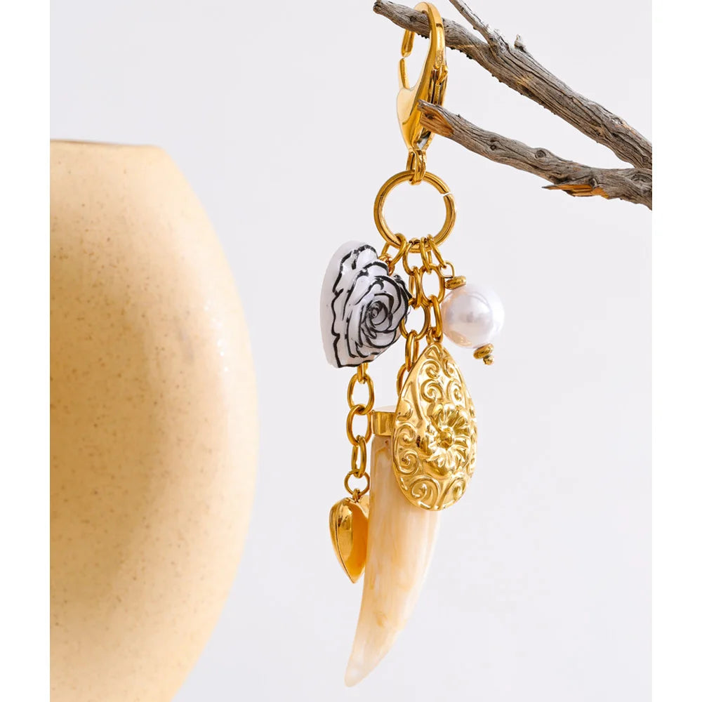 Blossom Heart Keychain