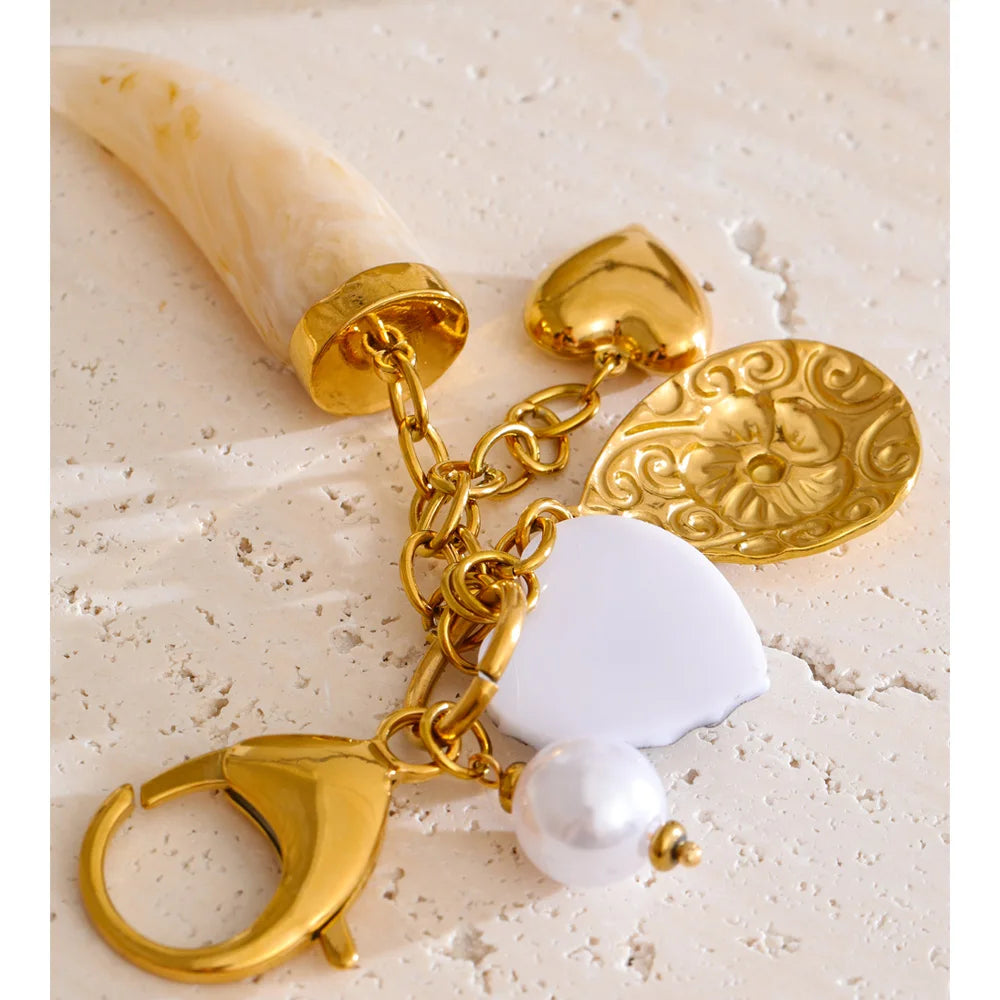 Blossom Heart Keychain