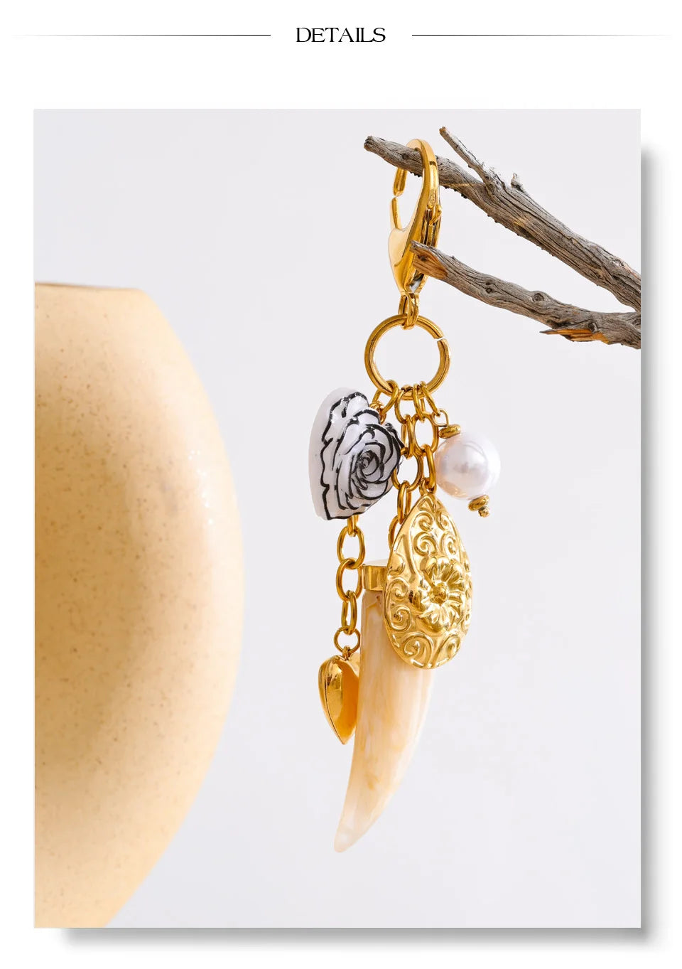 Blossom Heart Keychain