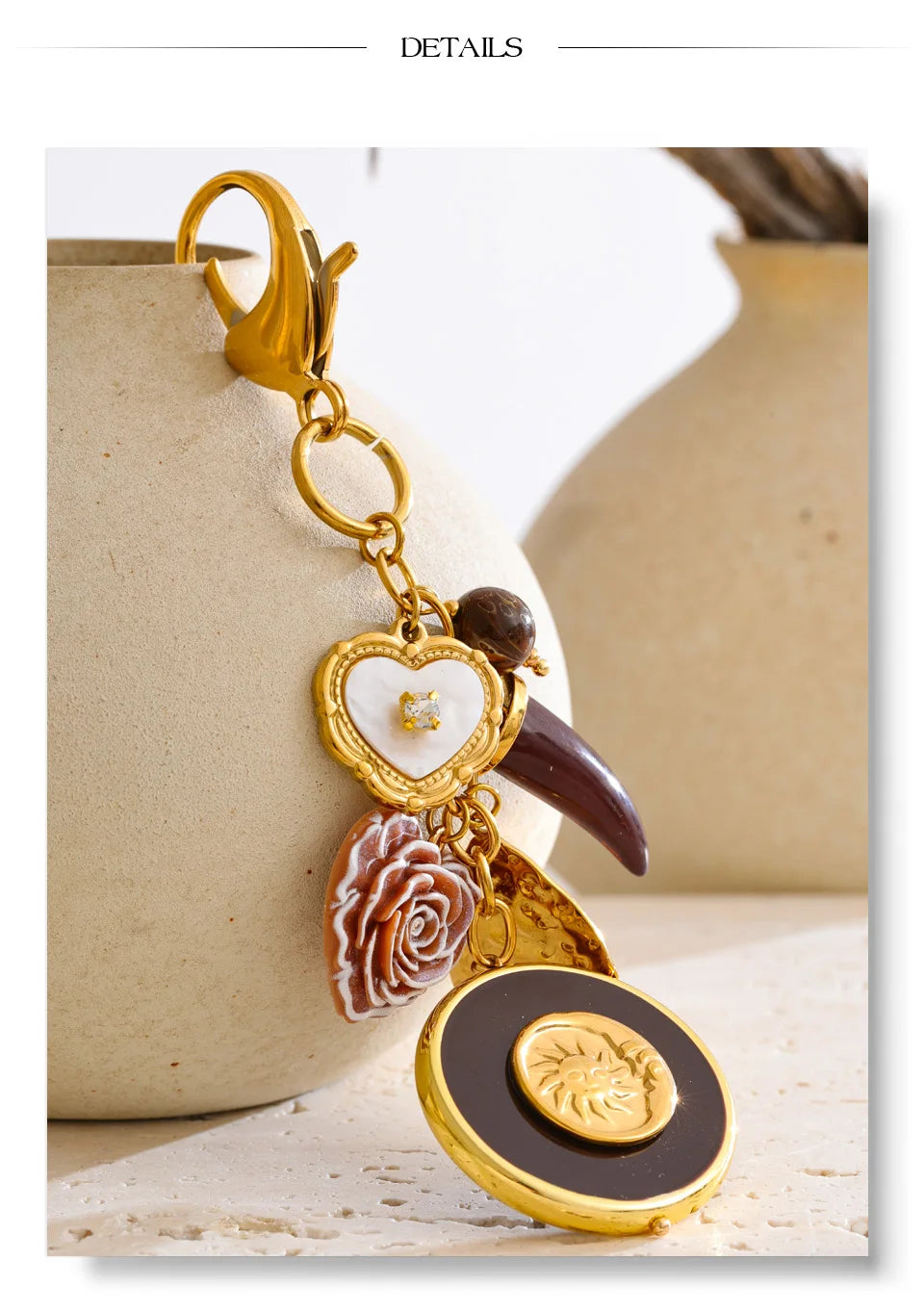 Serenity Charm Keychain