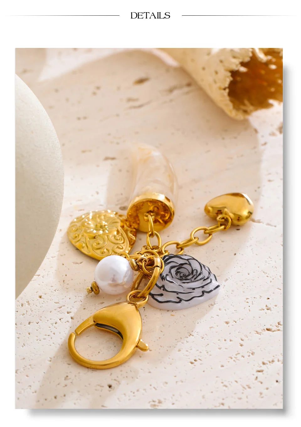 Blossom Heart Keychain