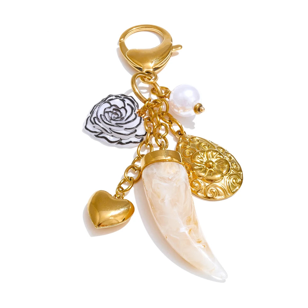 Blossom Heart Keychain