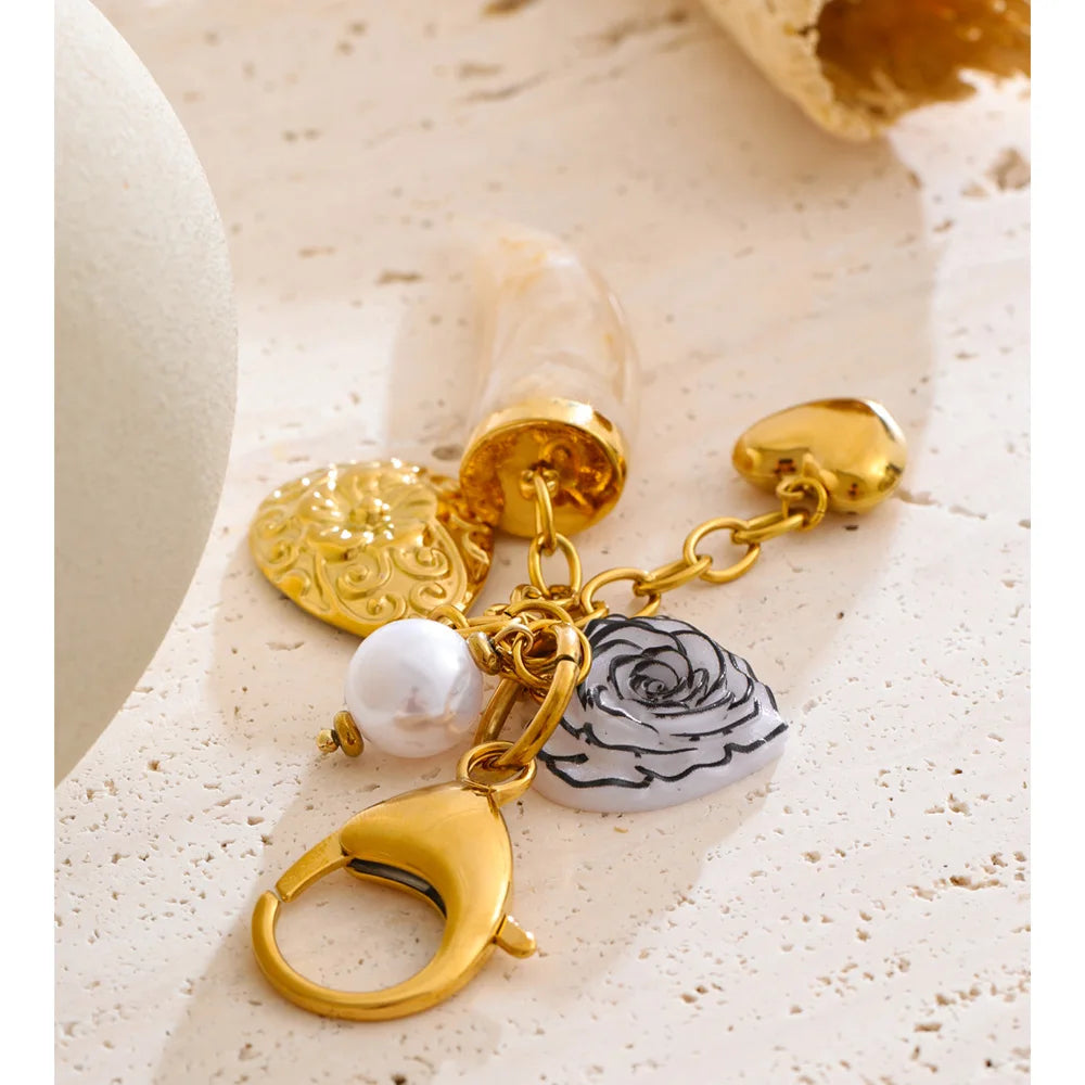 Blossom Heart Keychain