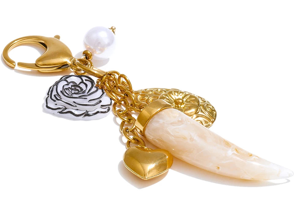 Blossom Heart Keychain